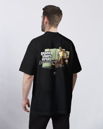 San Andreas Unisex Terry Oversized Tee