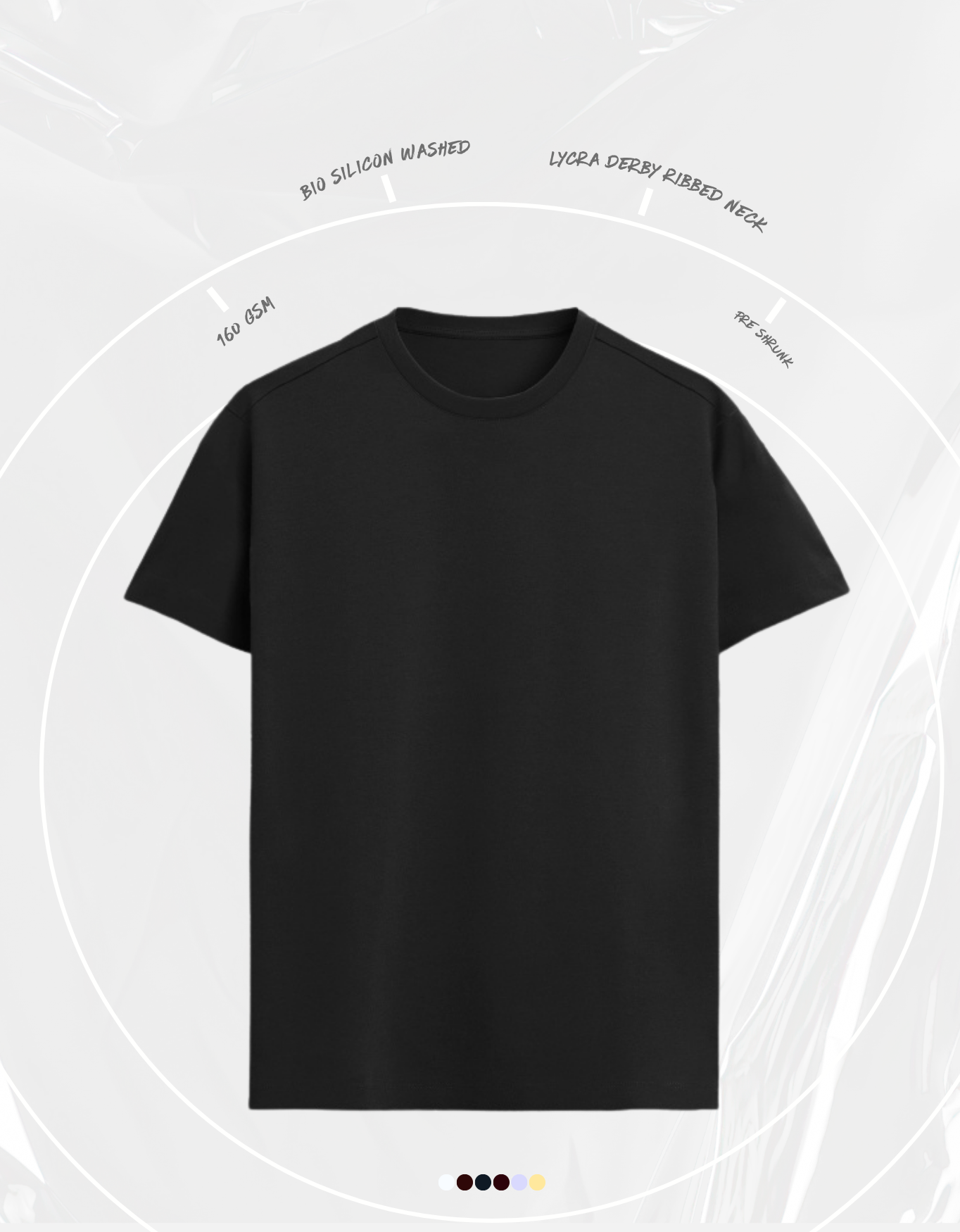 Black Unisex Supima T-Shirt | UC23