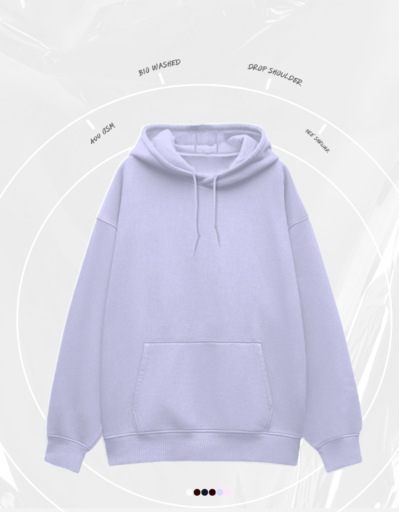 Lavender Unisex Oversized Hoodie | UH32