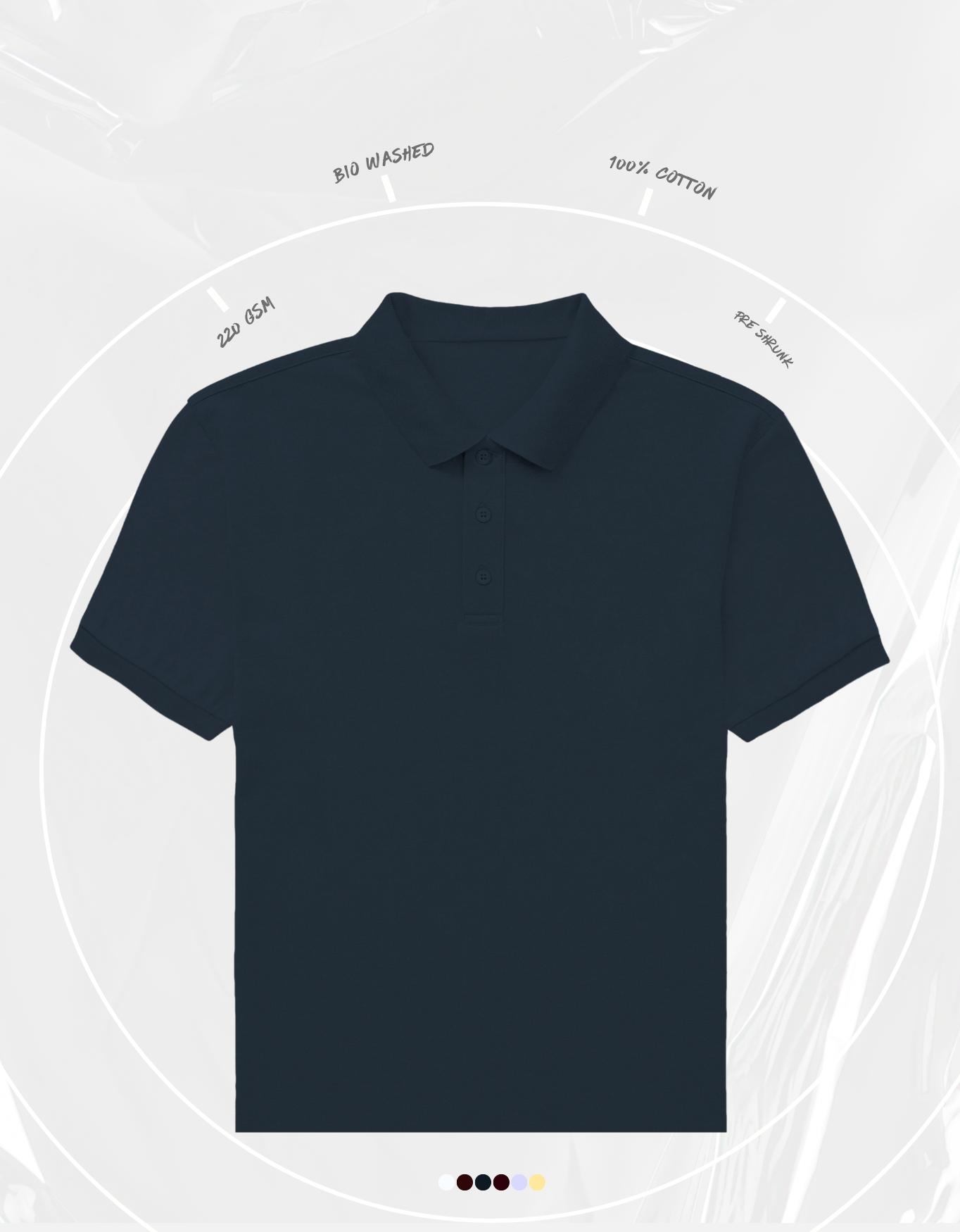 Navy Blue Men's Polo | MP25
