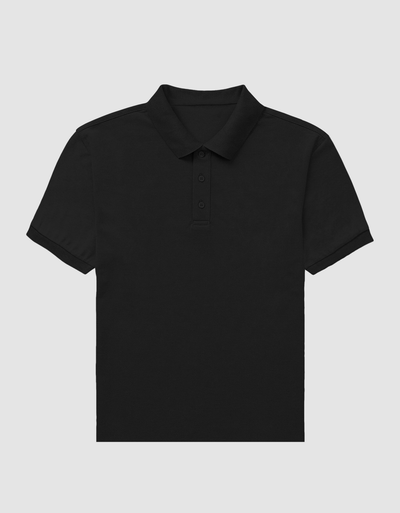 Black Men's Polo | MP25