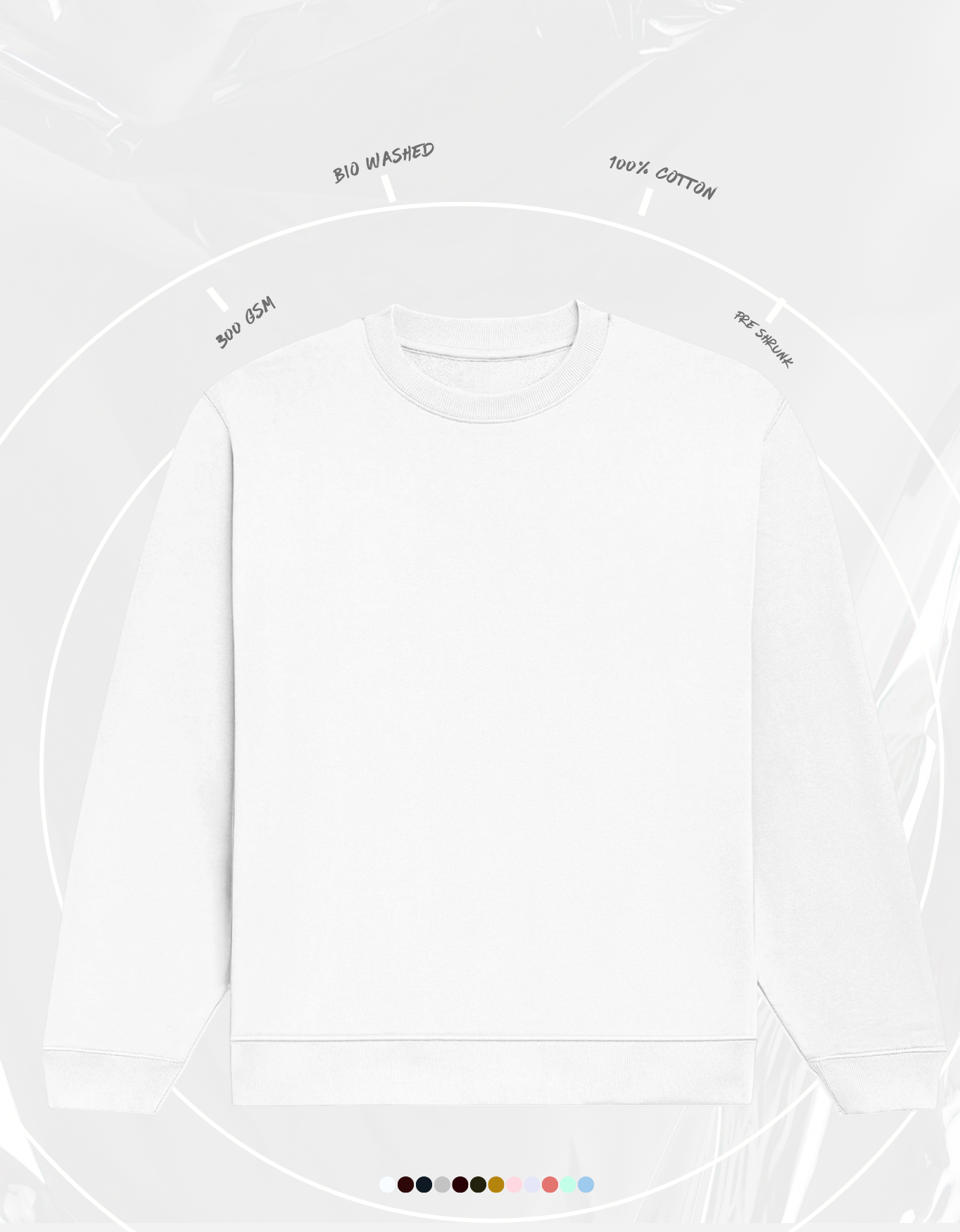White Unisex Sweatshirt | UH26